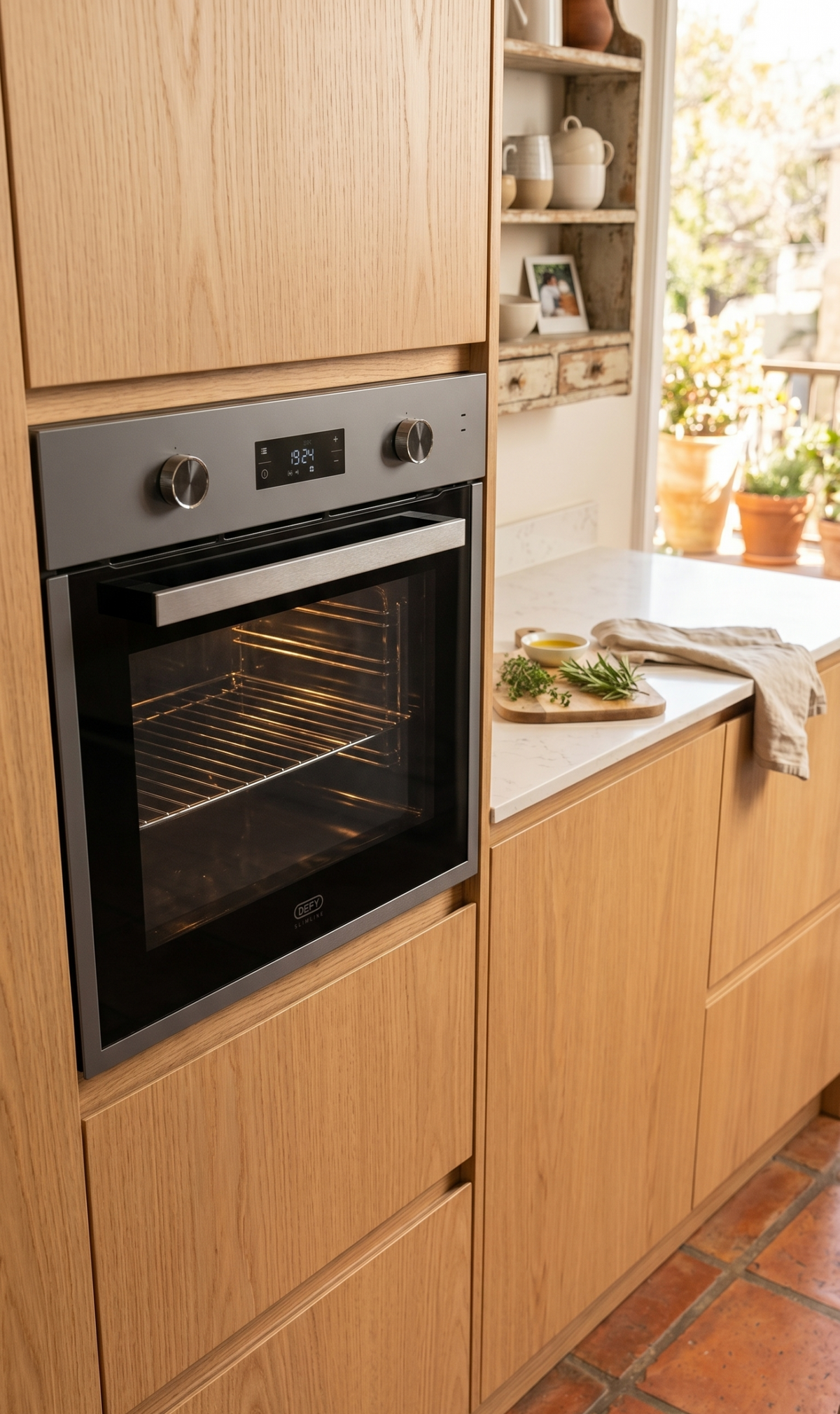 DEFY Slimline 600 Multi Function Fan Assist Oven DBO486E