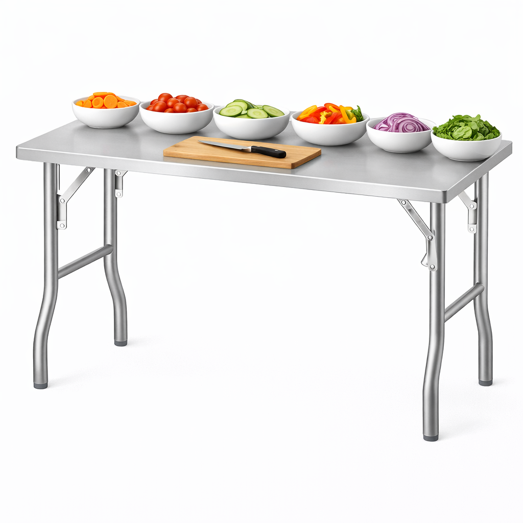 Industrial Folding Heavy Duty Work Table  size 1220 x 610 x 800