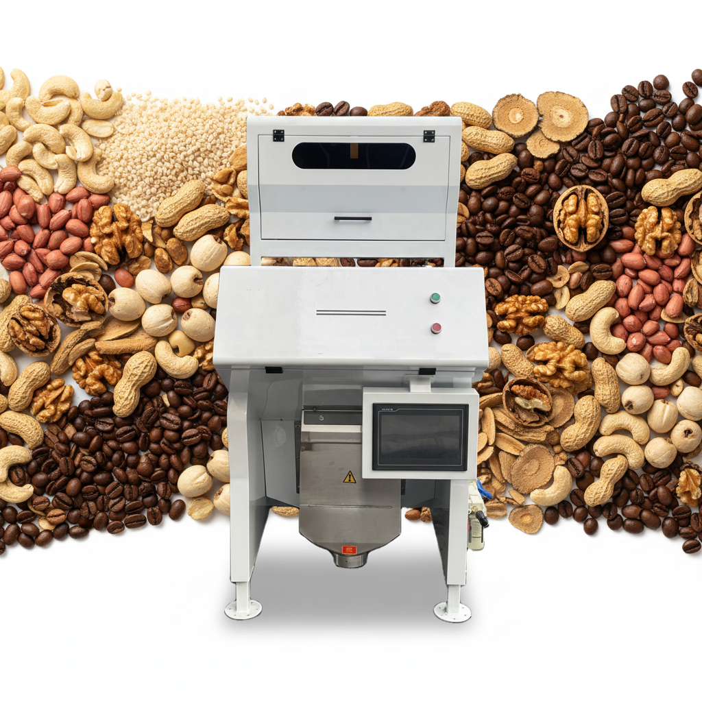CWSX-64 AI Grain, Seed, Quinoa and Coffee Bean Colour Sorting Machine