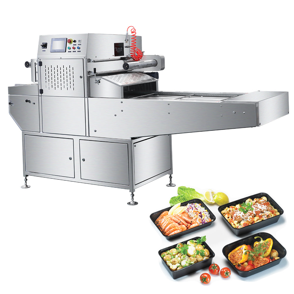 Automatic Roll Film Vacuum Packaging Machine for Meat, Seafood & Ready Meals