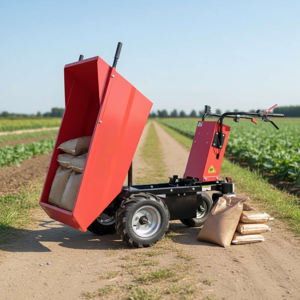 Electric Mini Dumper with Hydraulic Tipping System - Image 3