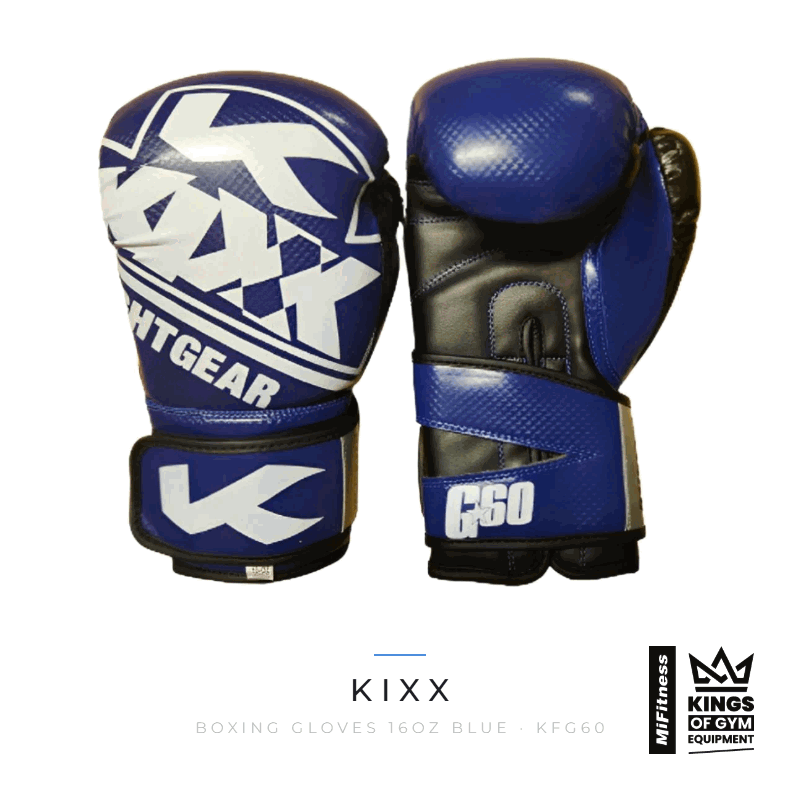 Kix 60 Boxing Gloves Blue 16oz - Image 2
