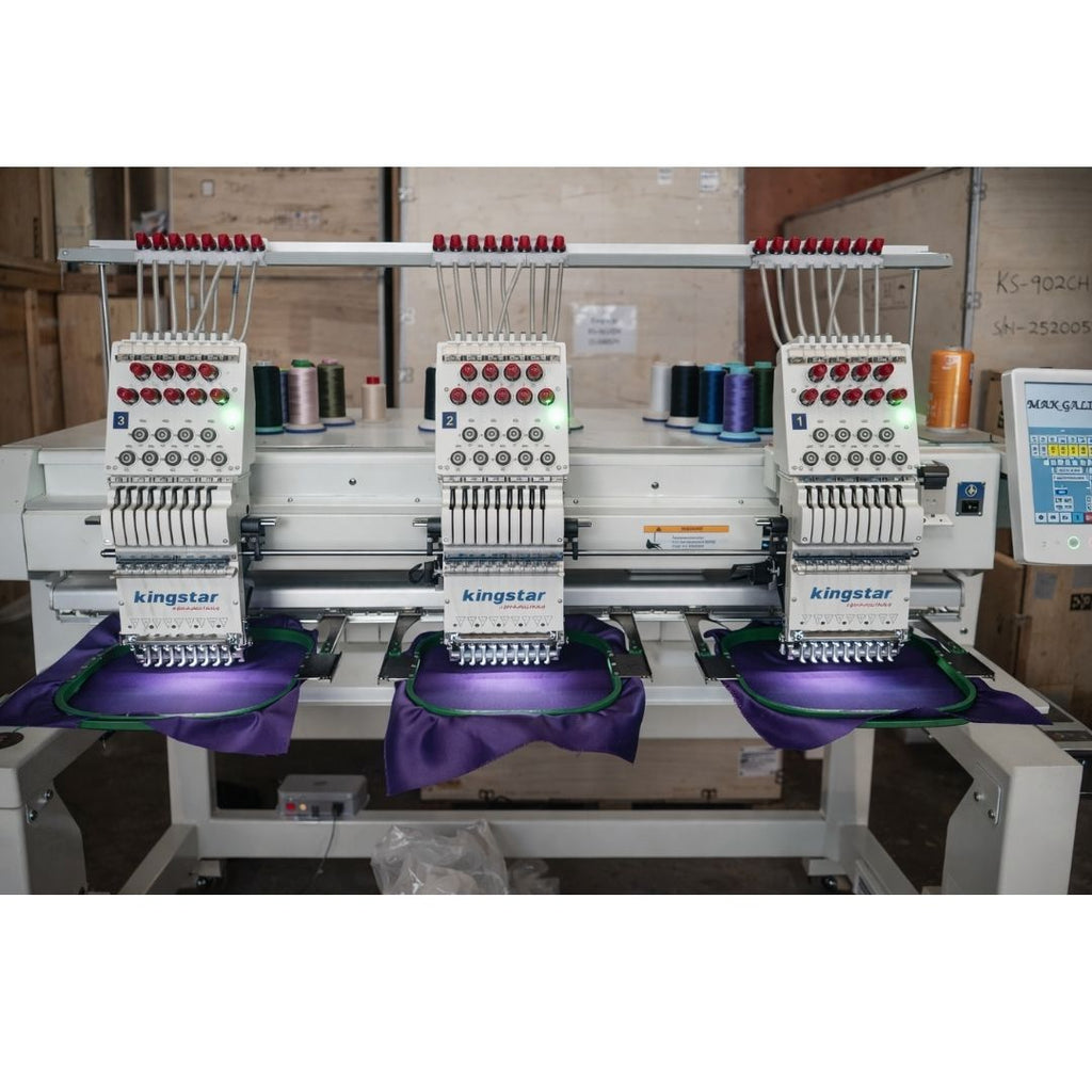 Kingstar – 3 Head Industrial Embroidery Machine