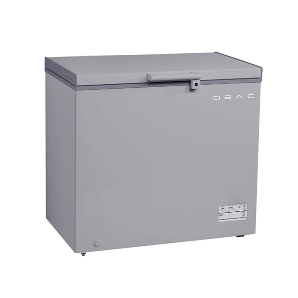 OBAC OBCF200 198L CHEST FREEZER SILVER