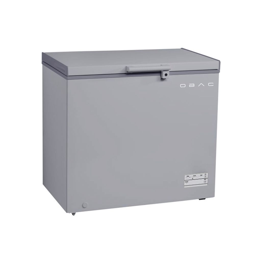 OBAC OBCF290 290L CHEST FREEZER SILVER