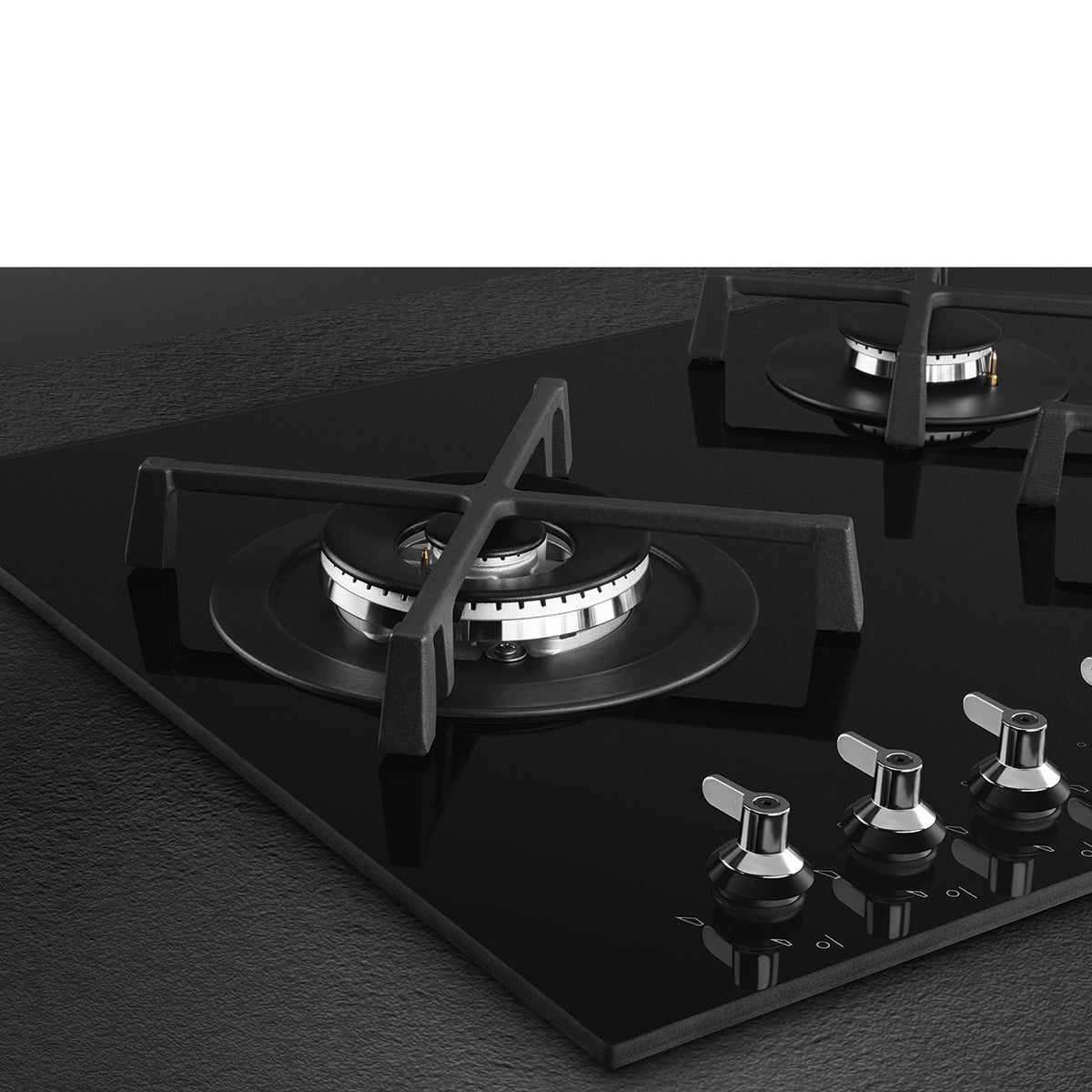 SMEG 90cm Classica Aesthetic Gas Hob PV395LNSA2