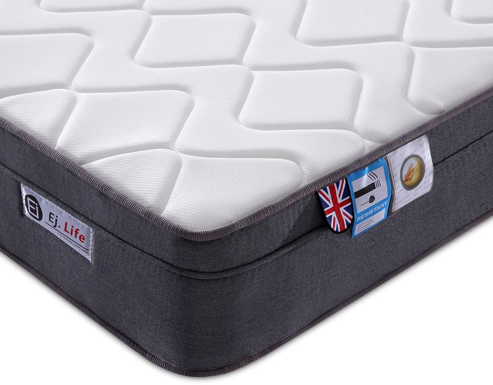 Luxury Pocket Spring Mattress with Multi-Layer Comfort Foam
