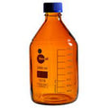 Reagent Bottles, Amber Glass.