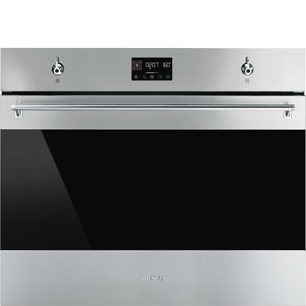 SMEG 70cm Classica Thermo-Ventilated Oven SF7302TX