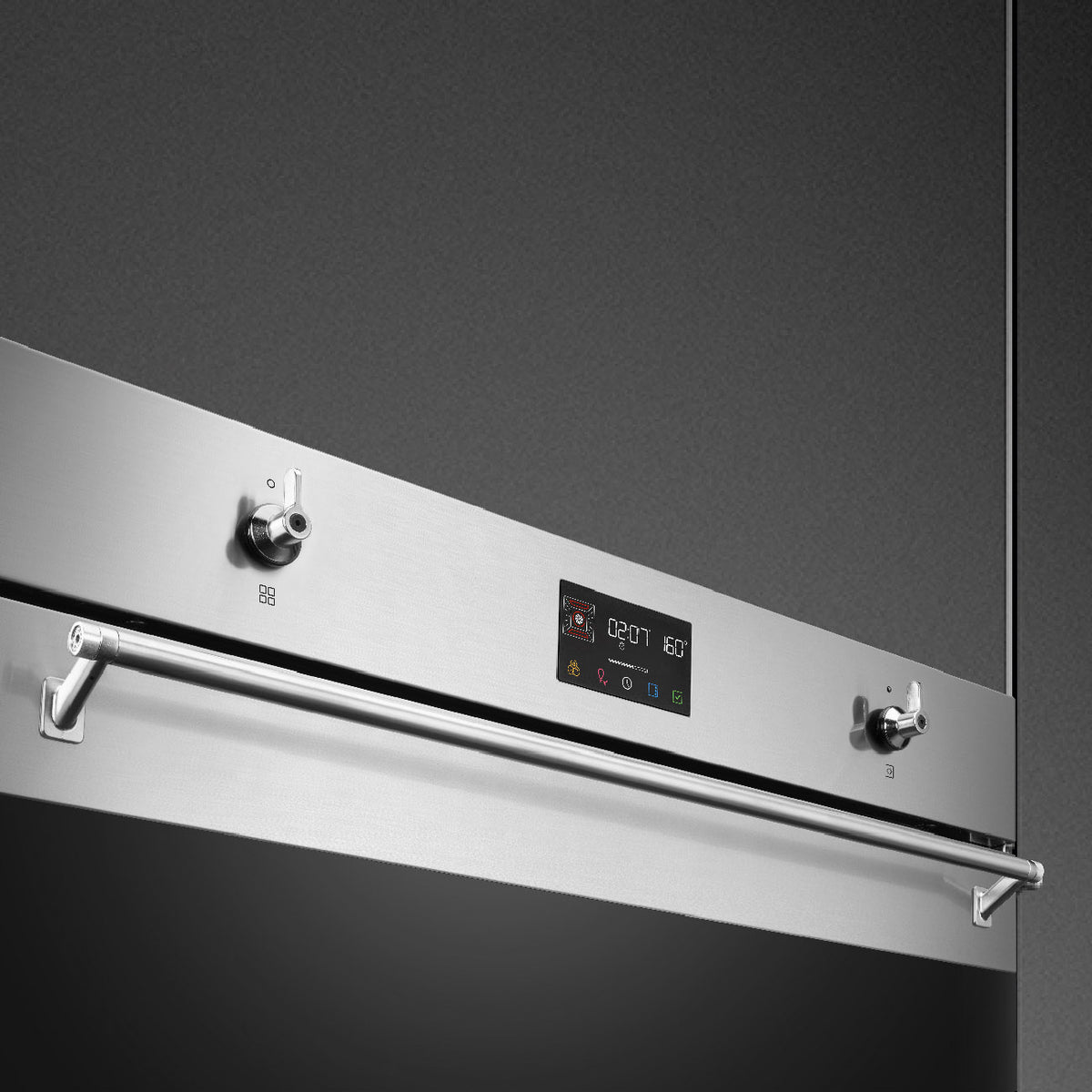 SMEG 70cm Classica Thermo-Ventilated Oven SF7302TX