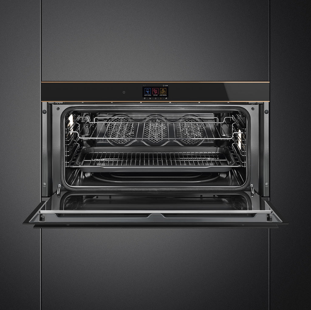 SMEG 90cm Dolce Stil Novo Thermo-Ventilated Oven SFPR9604TNR