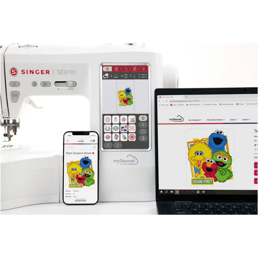 Singer SE9185 Combination Sewing & Embroidery Machine