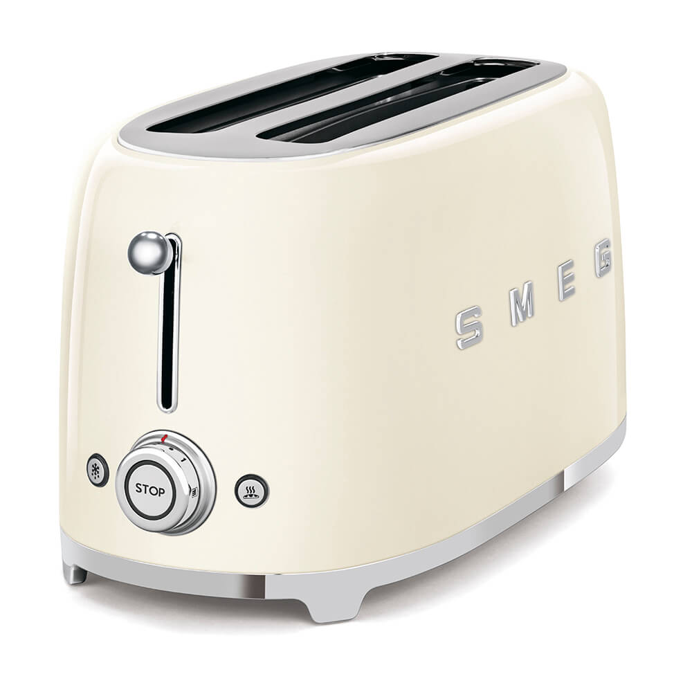 SMEG 4 Slice Toaster TSF02CRSA Cream