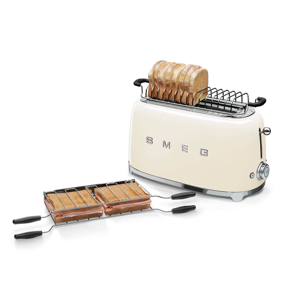 SMEG 4 Slice Toaster TSF02CRSA Cream