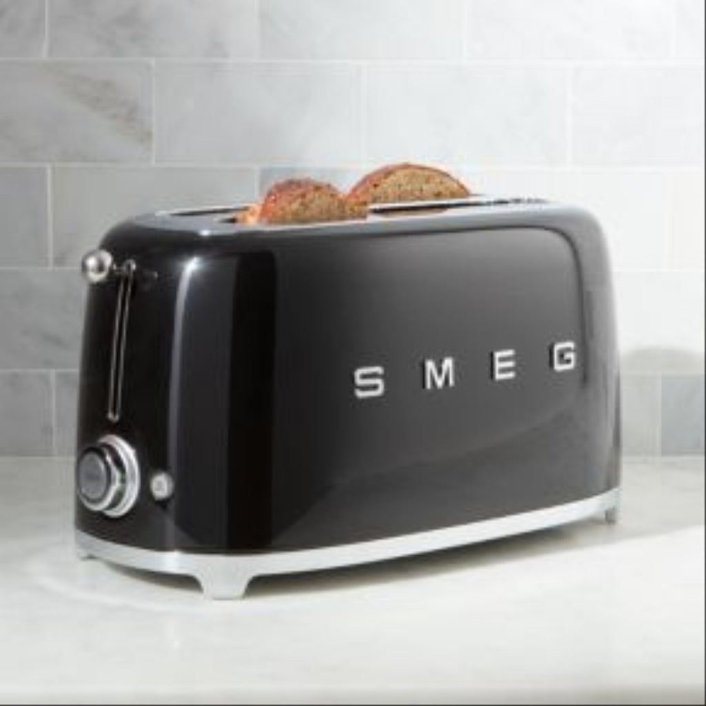 SMEG 4 Slice Toaster TSF02BLSA Black