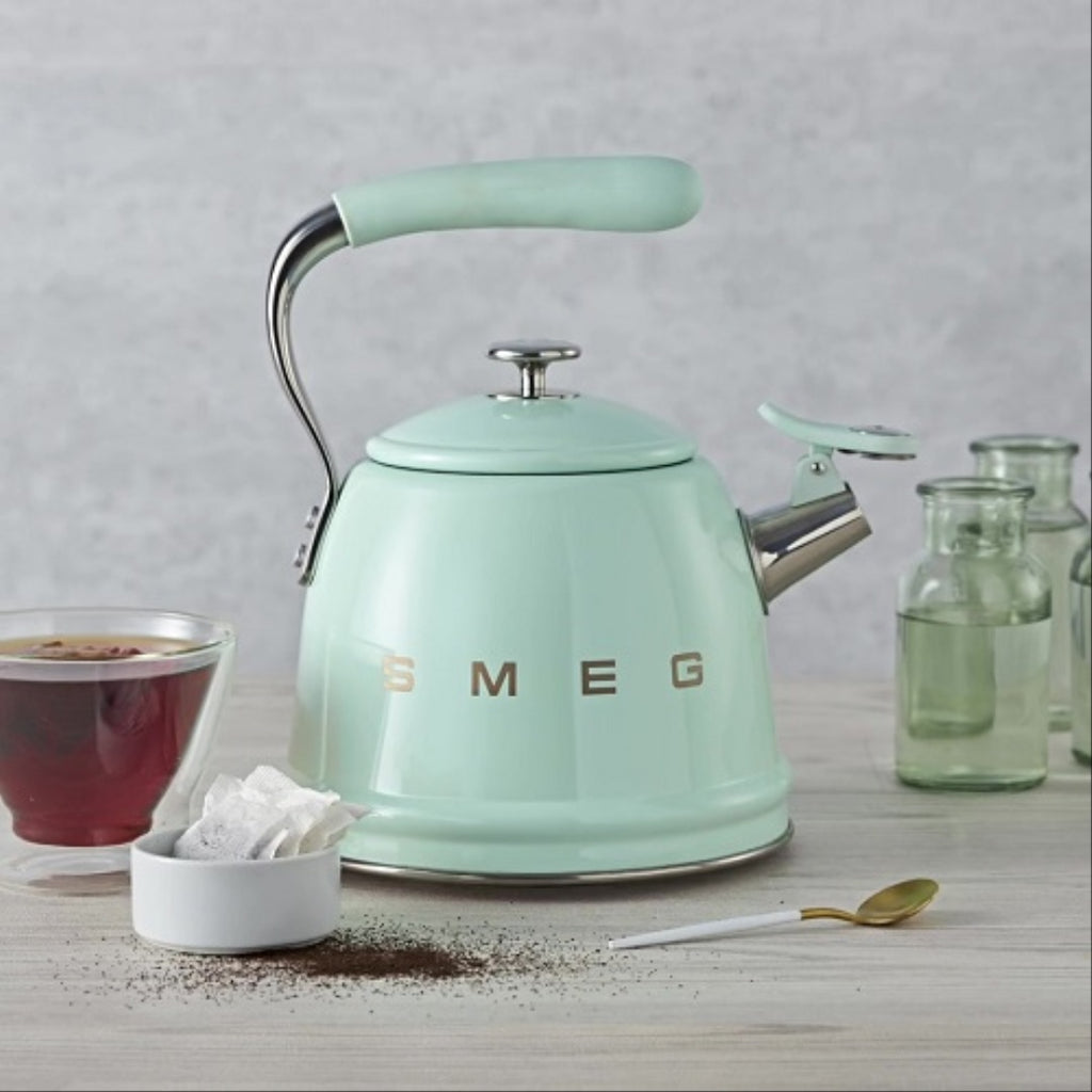 SMEG Whistling Kettle (Pastel-Green) CKLW2001PG