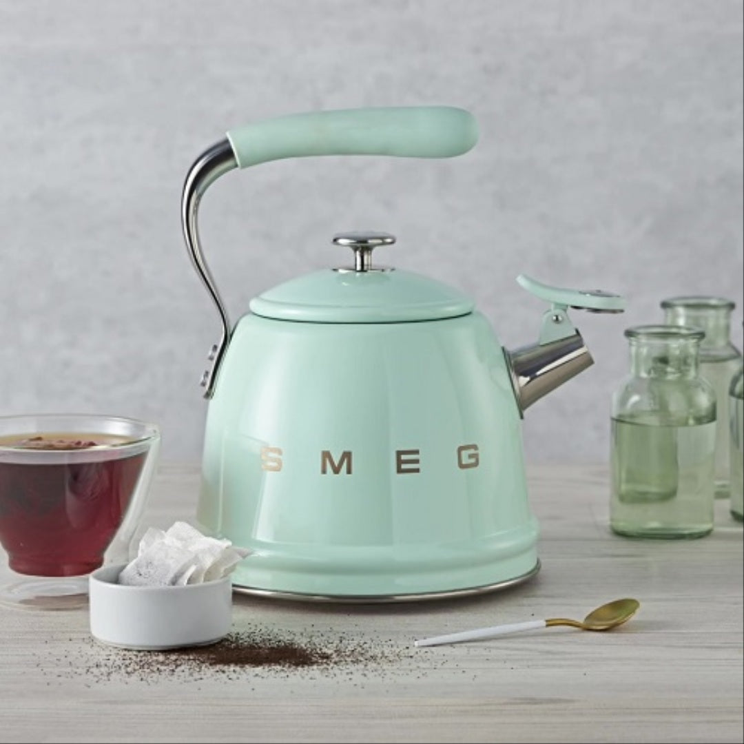 SMEG Whistling Kettle (Pastel-Green) CKLW2001PG