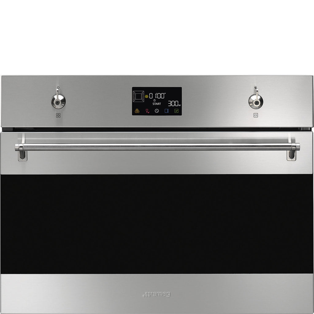 SMEG 45cm Classica Combi Microwave Oven SO4302M1X
