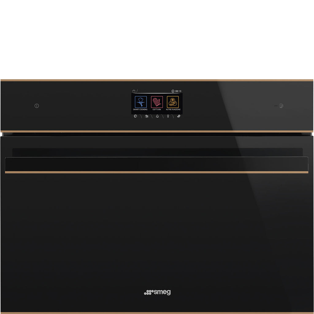 SMEG 45cm Dolce Stil Novo Combi Microwave Oven SO4604M2PNR