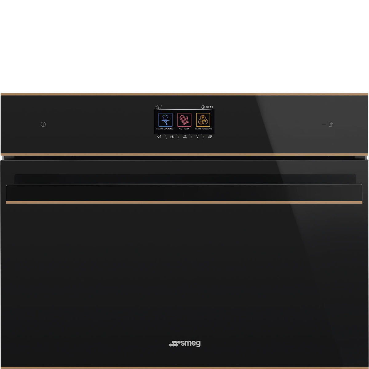 SMEG 45cm Dolce Stil Novo Combi Microwave Oven SO4604M2PNR
