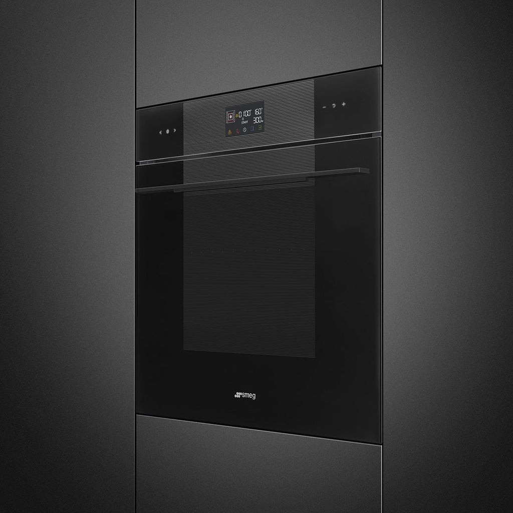 SMEG 45cm Linea Aesthetic Combi Microwave Oven SO4102M1B3