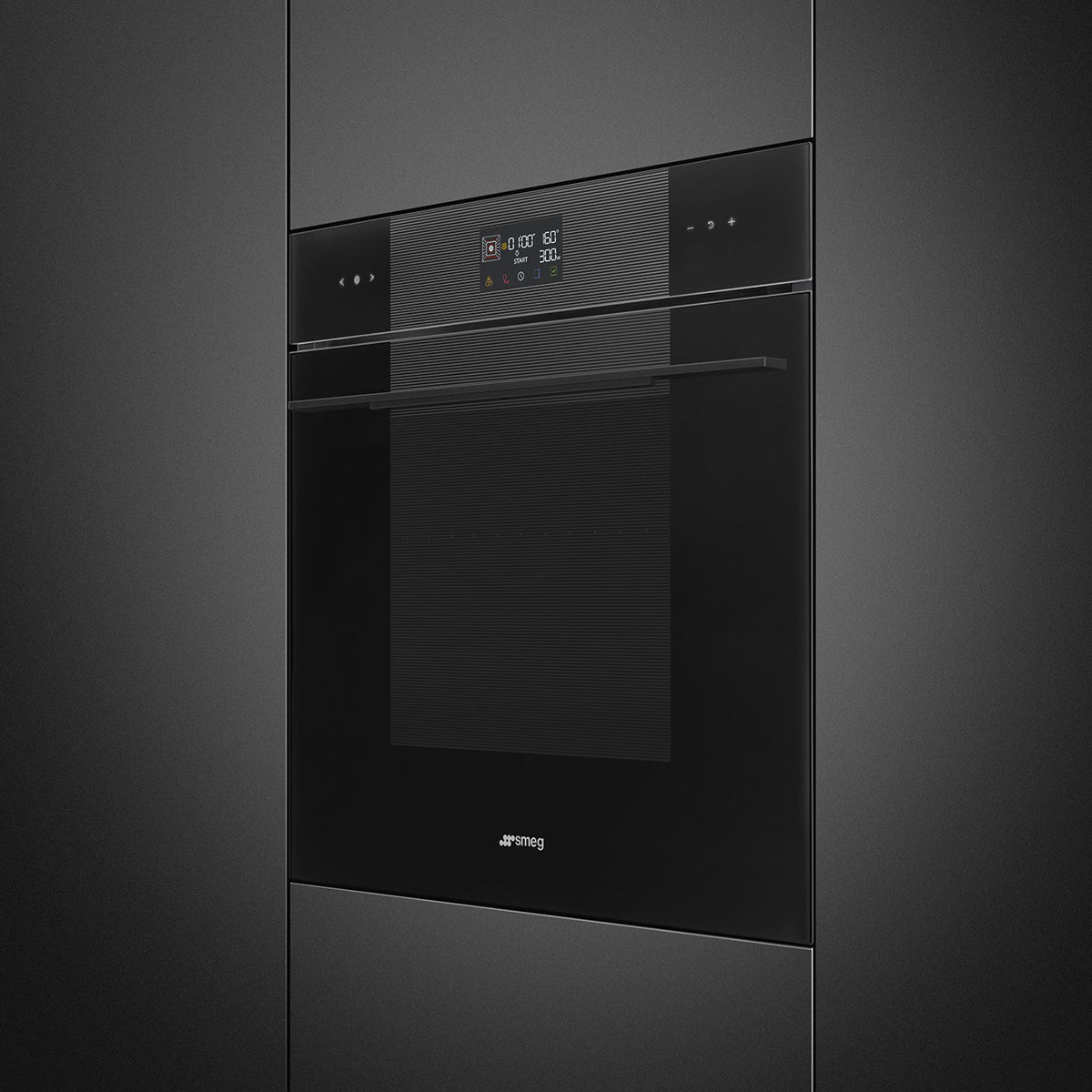 SMEG 45cm Linea Aesthetic Combi Microwave Oven SO4102M1B3