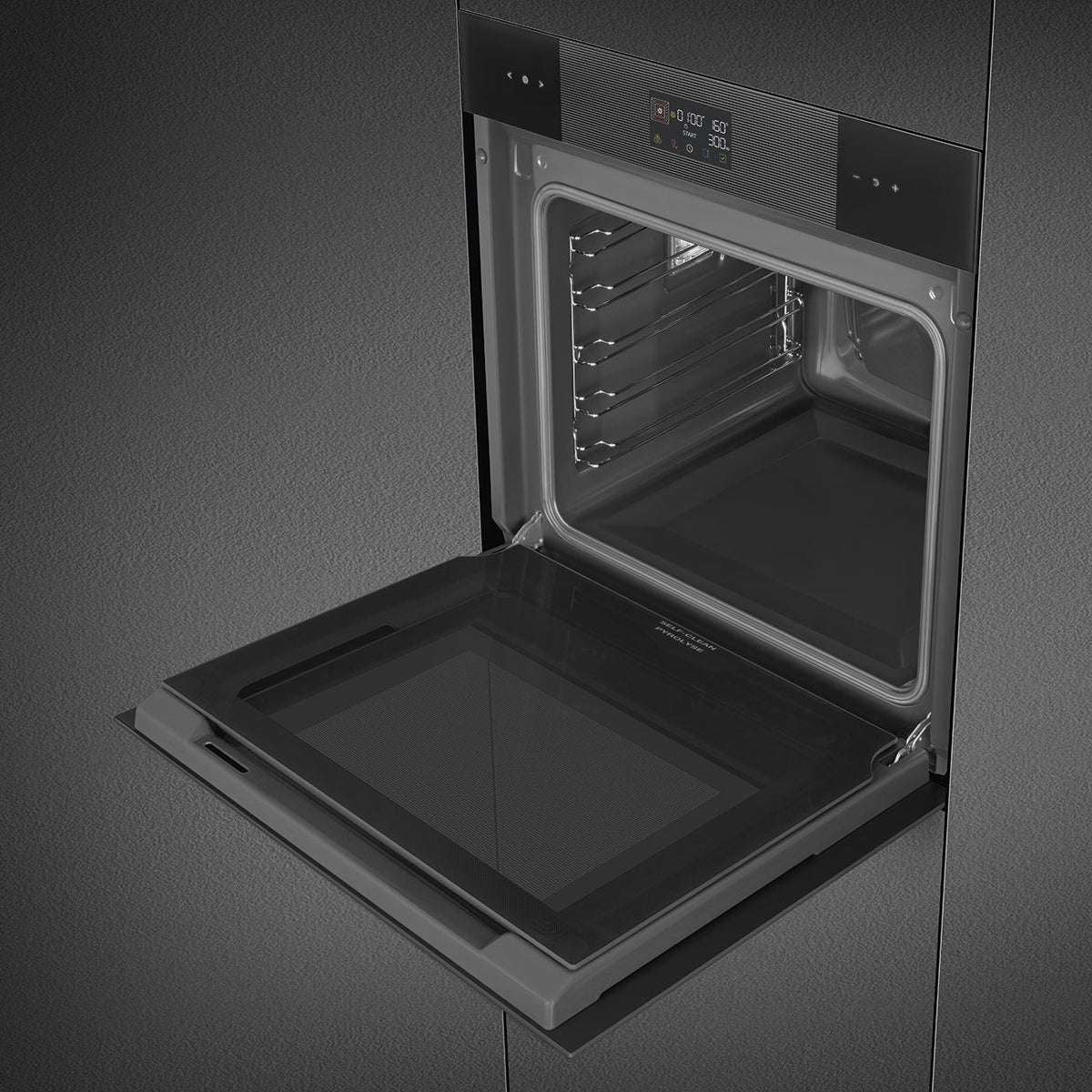 SMEG 45cm Linea Aesthetic Combi Microwave Oven SO4102M1B3