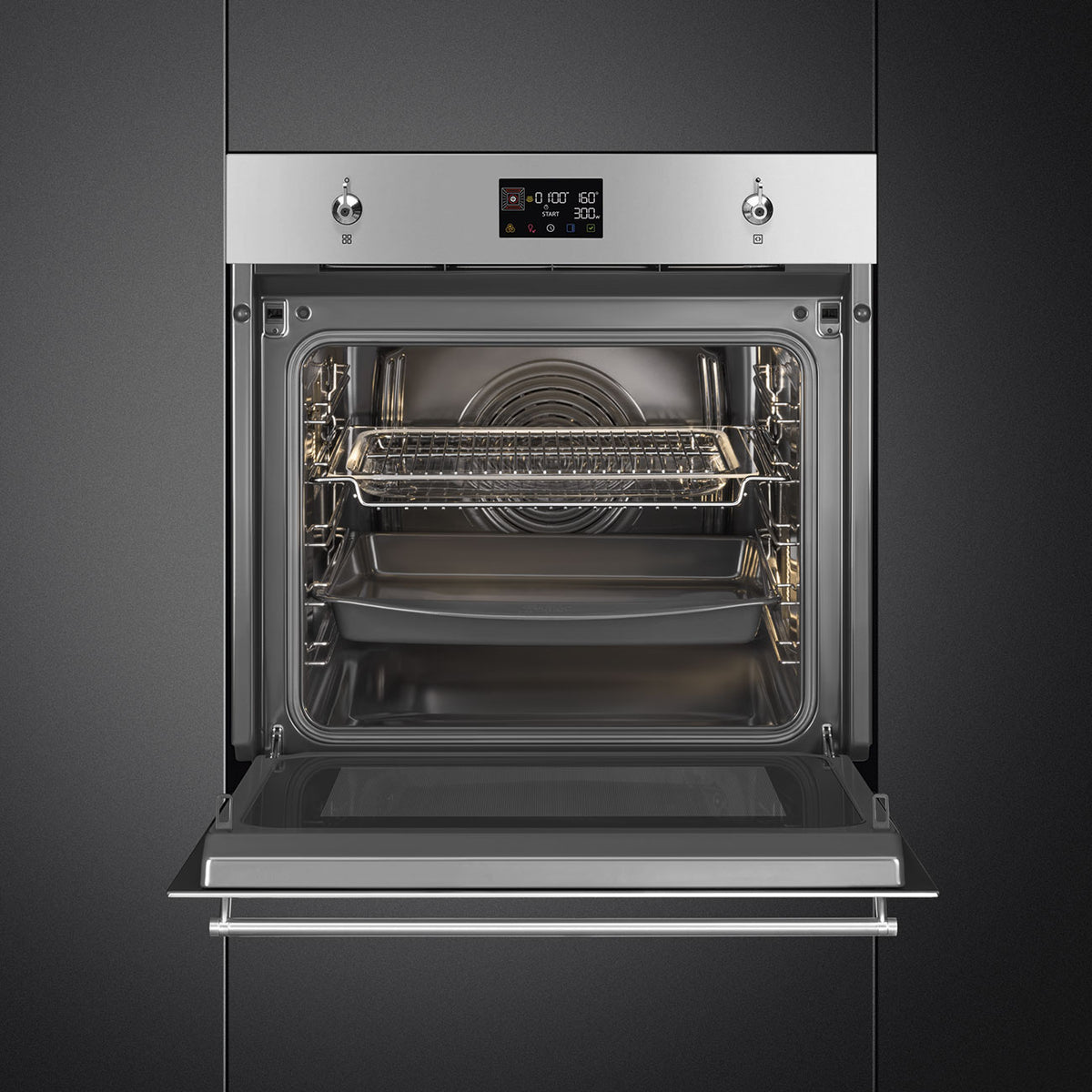 SMEG 60cm SpeedwaveXL Galileo Oven SO6302M2X