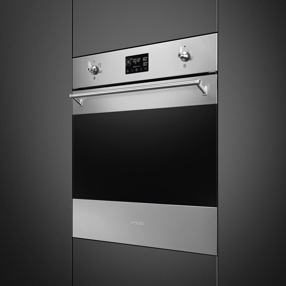 SMEG 60cm Classica Steam100 Galileo Oven SO6302S3PX