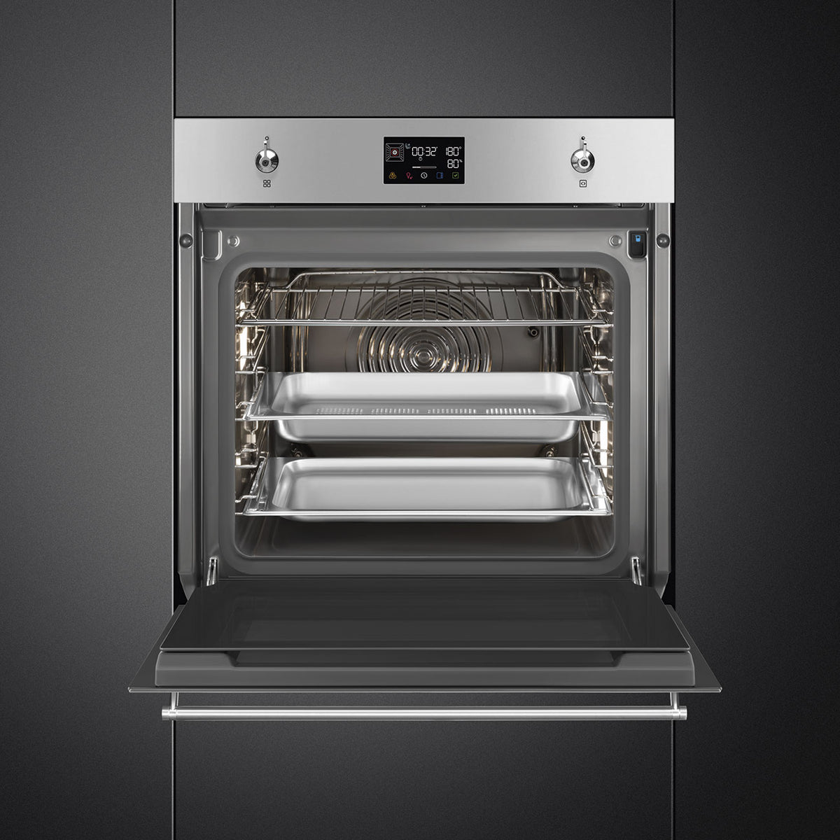 SMEG 60cm Classica Steam100 Galileo Oven SO6302S3PX