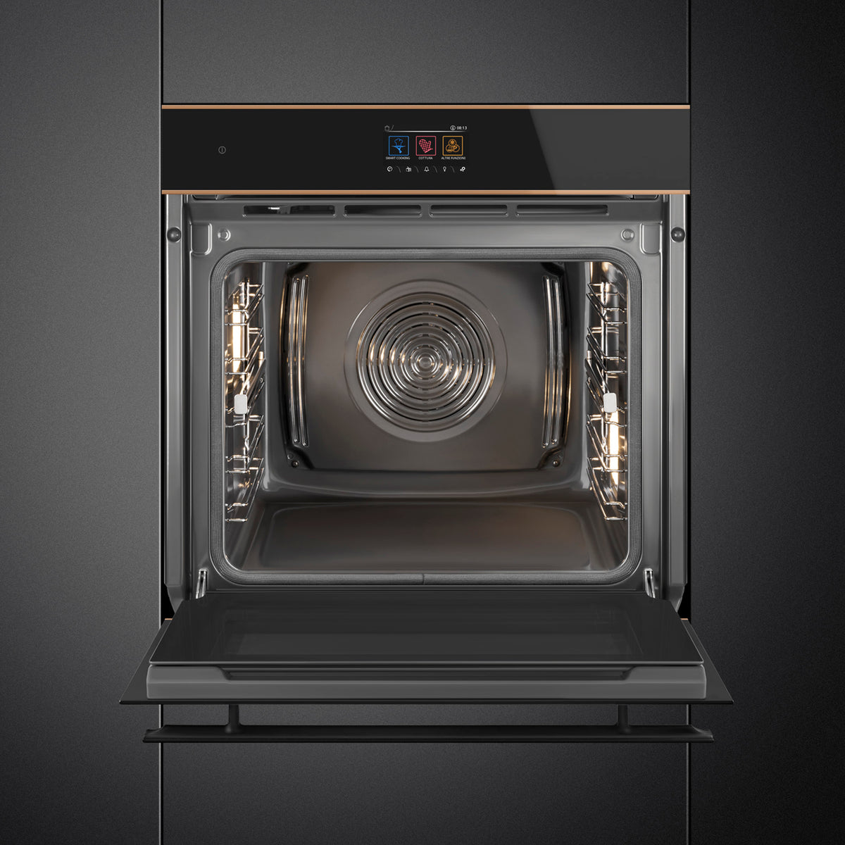 SMEG 60cm Dolce Stil Novo Traditional Pyro Galileo Oven SOP6604TPNR