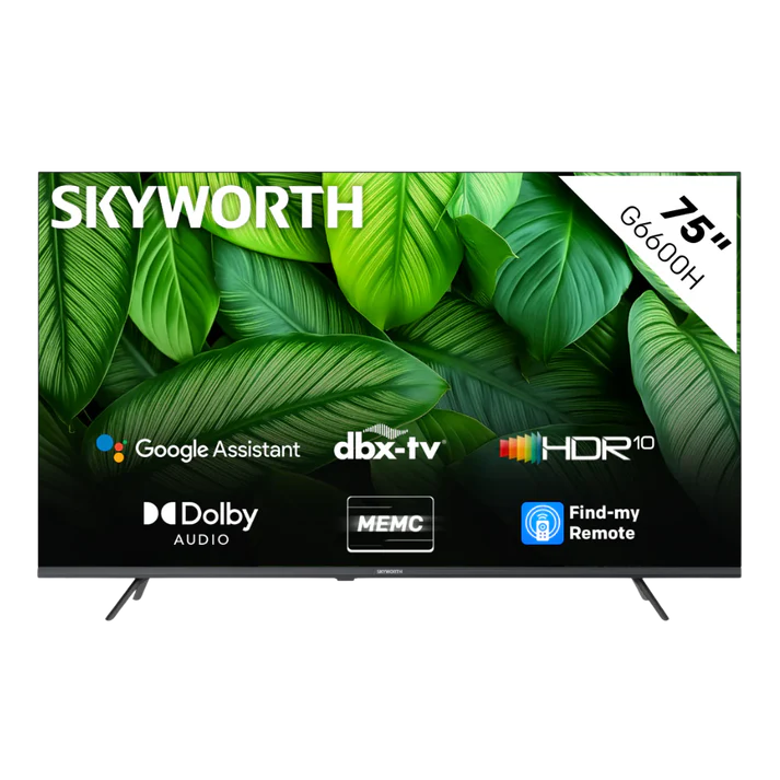 Skyworth 75″ Smart UHD Google TV 75G6600H