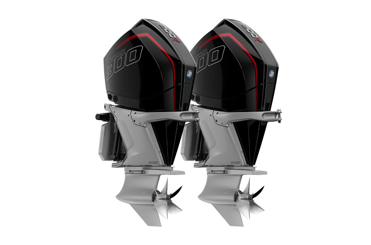 Twin Mercury 300hp Racing Outboards | 300RXLAHD & 300RCXLAHD