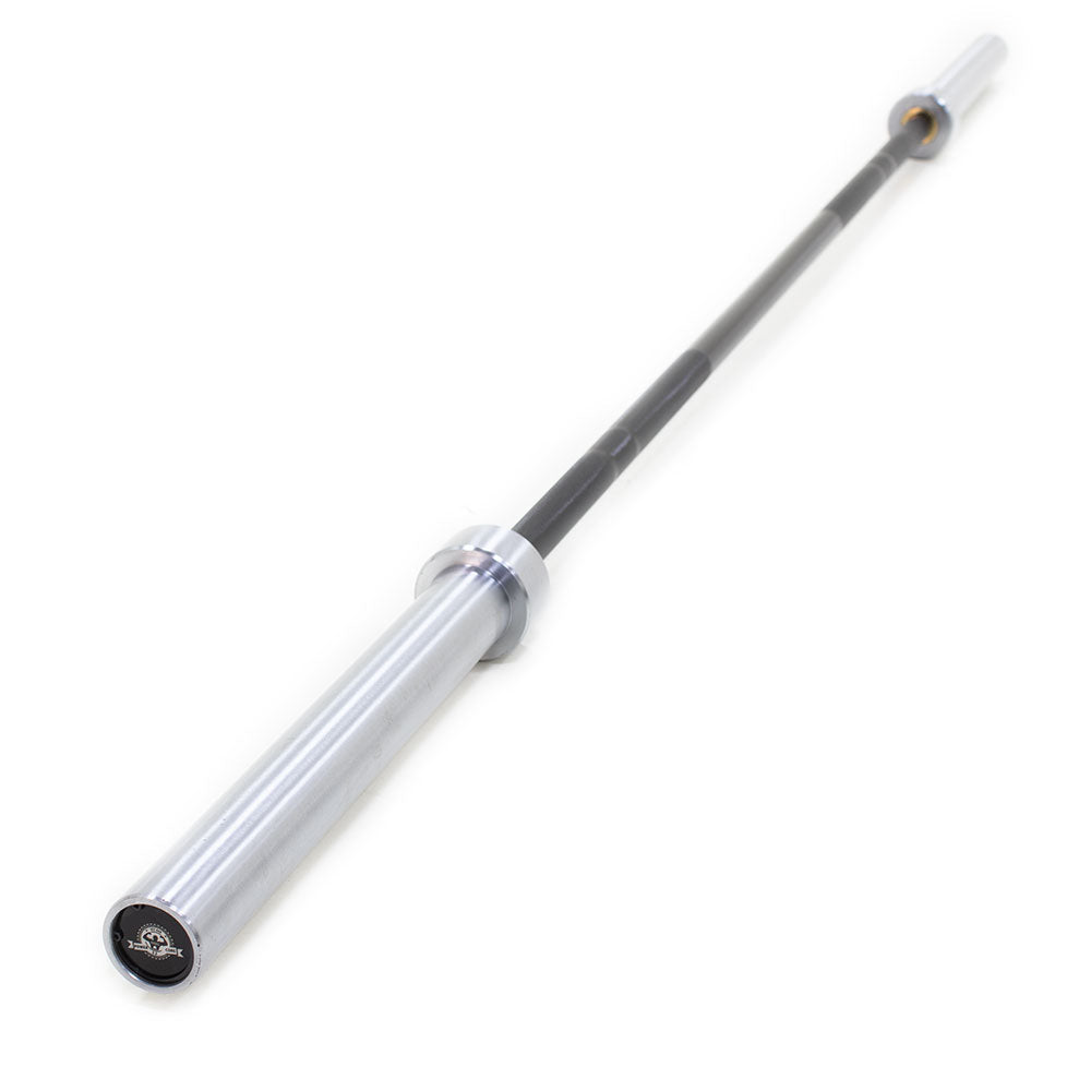 Powercore 15kg Olympic Ladies Bar (2.01m/25mm/ 540kg) Chrome /Black [Excl collars]