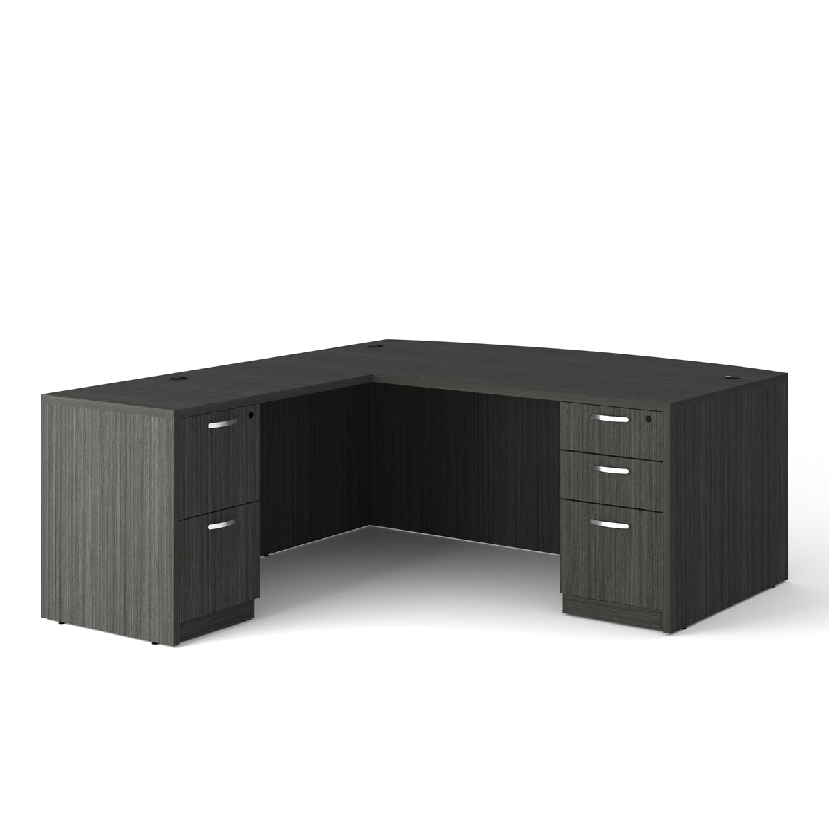 L Shape Wooden Office Desk - Image 5