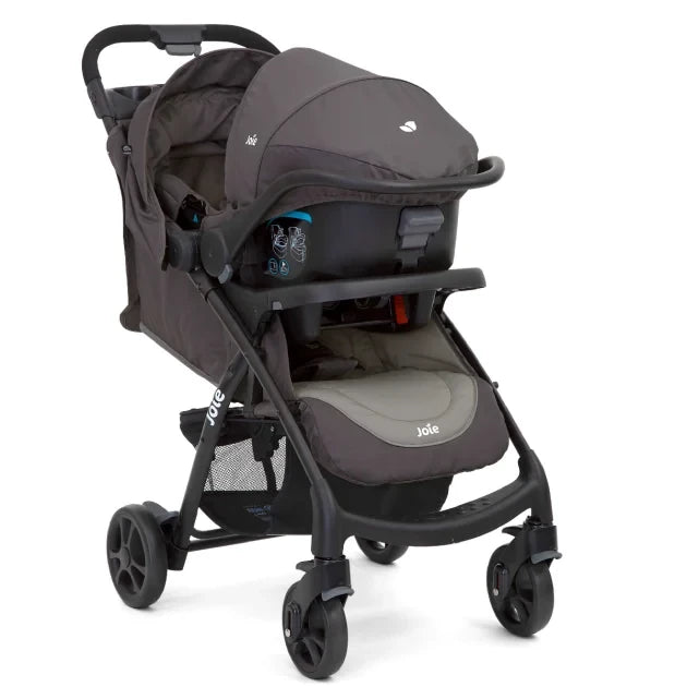 Joie Muze LX Travel System - Dark Pewter