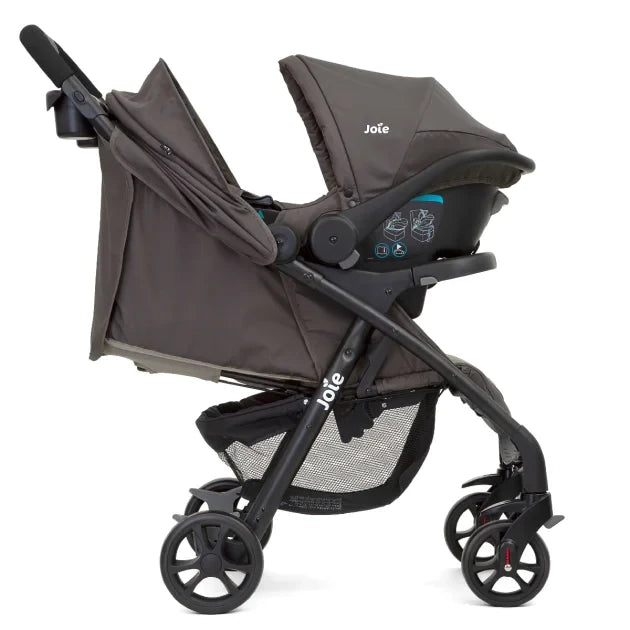 Joie Muze LX Travel System - Dark Pewter