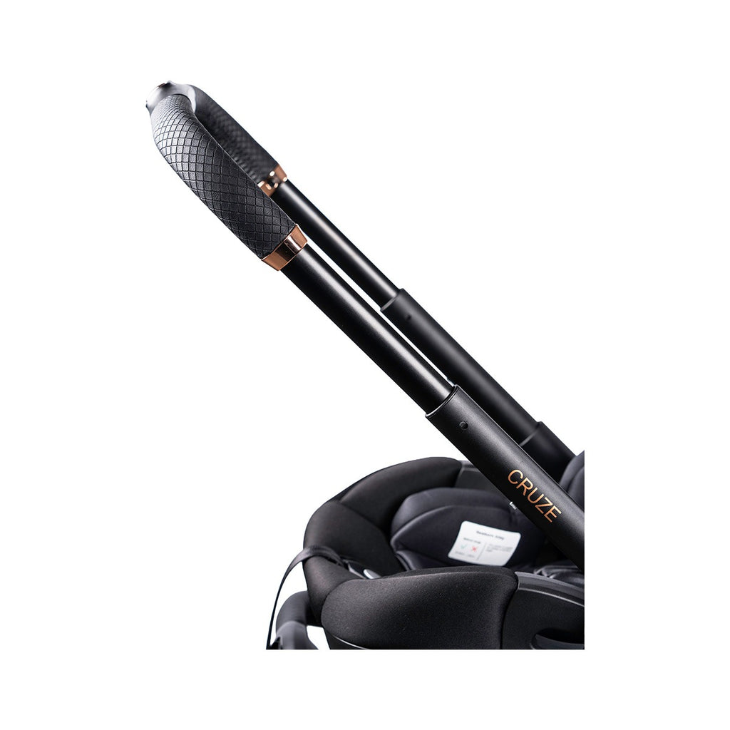 Viano Cruze Car Seat Stroller - Black and Rose Gold