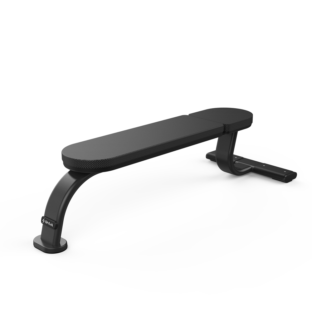 Shua Flat Bench SH-G8878B (Brown Frame/ Black Upholstery) (7 Year Warranty) - Image 3