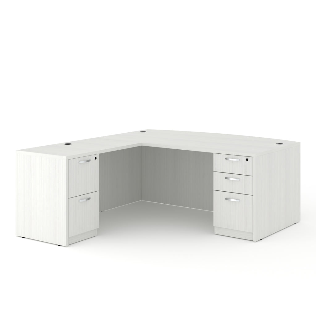 L Shape Wooden Office Desk - Image 6