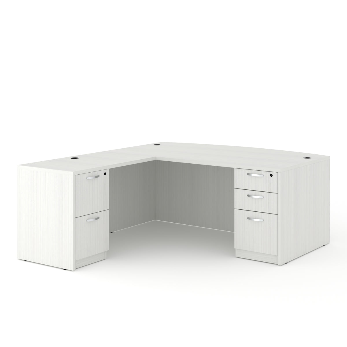 L Shape Wooden Office Desk - Image 6