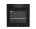 DEFY Slimline 600 Eye Level Black Glass Static Oven DBO483E