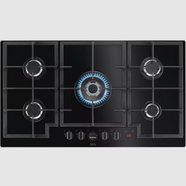 AEG 90CM GAS HOB HKB95450NB