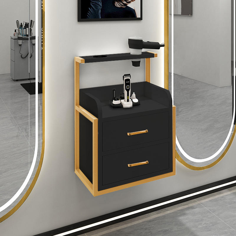 Gold Salon Cabinet Wall Storage - Image 2