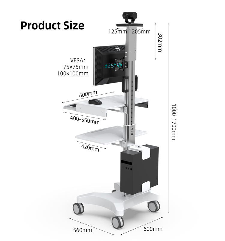Medical Monitor Cart - Image 2