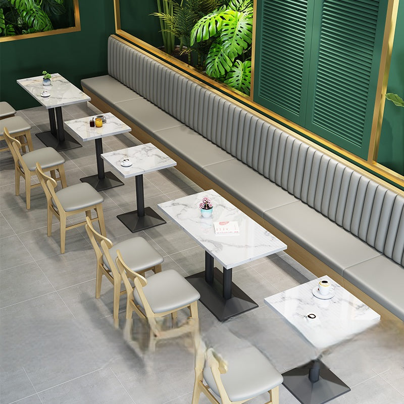 Modern Restaurant Chair and Table Set for Casual Dining