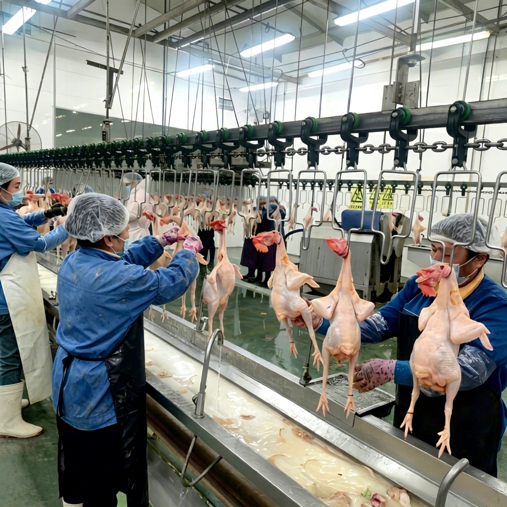 Automatic 1,000–2,000 BPH Halal-Compatible Poultry Slaughtering and Processing Line - Image 5