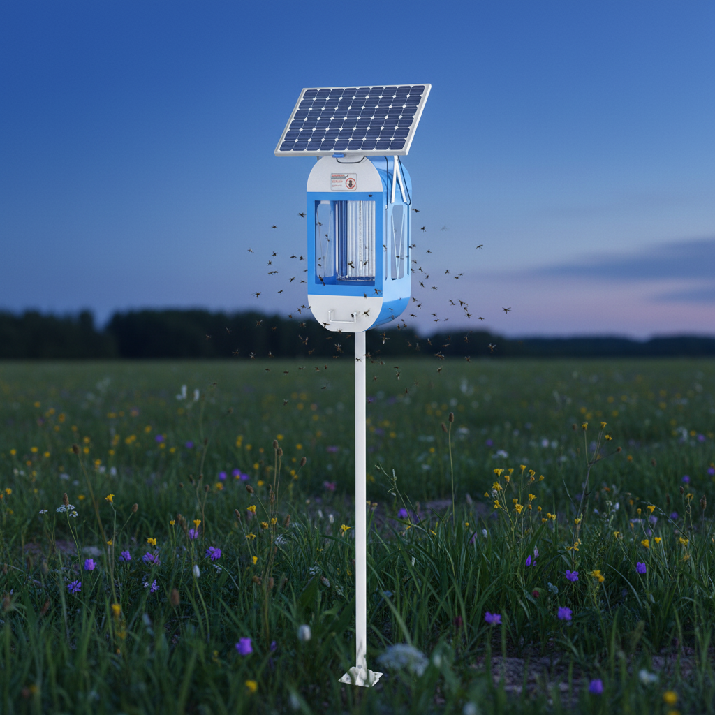 Solar-Powered Agricultural Insect Killer Lamp - Image 6
