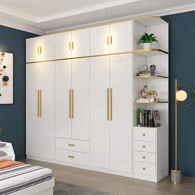 White Cupboard Dressing Table Combination - Image 2