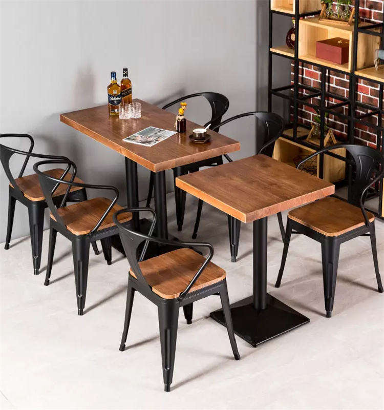 Stackable Wooden Dining Table And Chairs Set